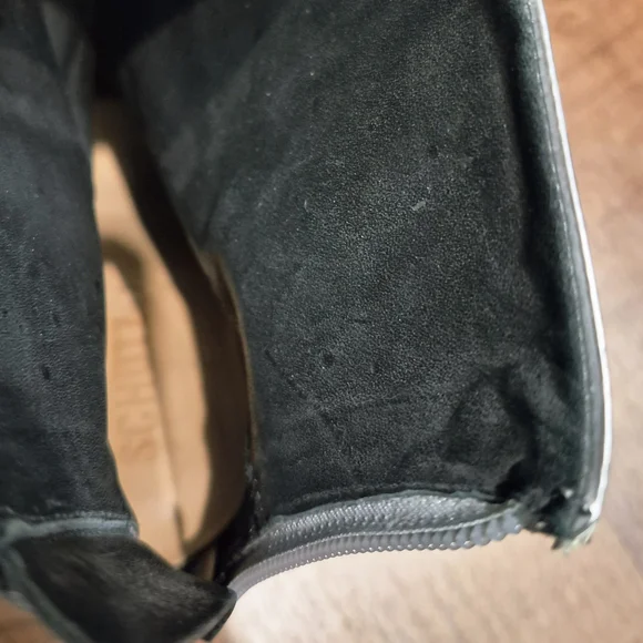 SCHUTZ Silver Metallic Pointed Ankle Booties - Picture 9 of 12